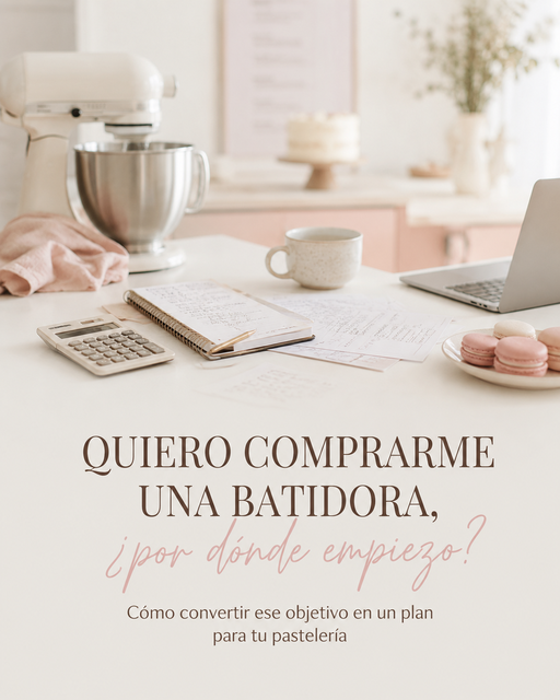 Quiero comprarme una batidora, pero nunca me alcanza. ¿Por dónde empiezo?