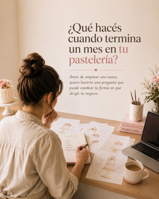 ¿Qué hacés cuando termina un mes en tu pastelería?