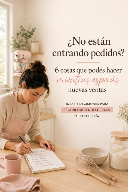 ¿No están entrando pedidos? Esto es lo que podés hacer mientras esperás.