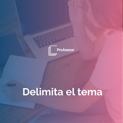 1 ¿Cómo elegir el tema de la tesis?