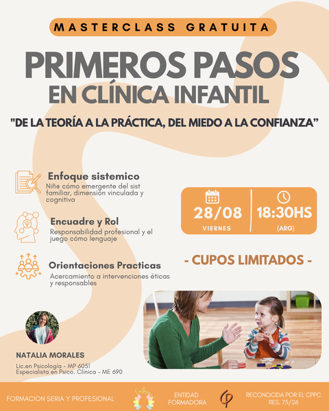 Certificado Master Class Primeros pasos en la clinica 