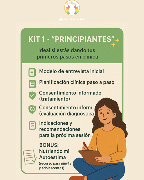 KIT 1 · “PRINCIPIANTES” 🌱✨