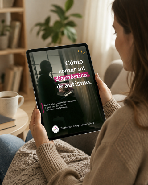 CÓMO CONTAR MI DIAGNÓSTICO DE AUTISMO - Guía digital