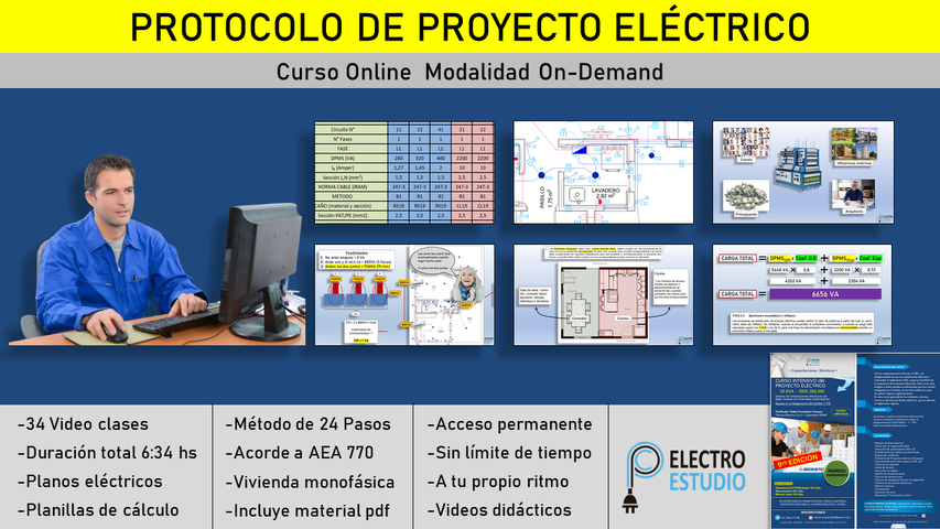 Protocolo de Proyecto Eléctrico - Planos y Planillas (monofásico)