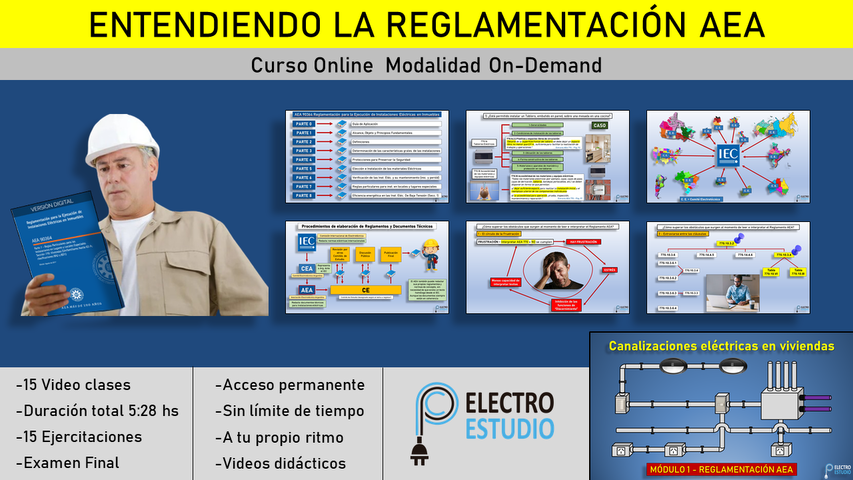 ENTENDIENDO LA REGLAMENTACIÓN AEA - (Canalizaciones - Módulo 1)