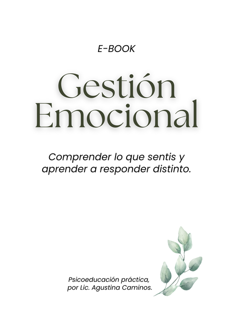 Ebook Gestión Emocional
