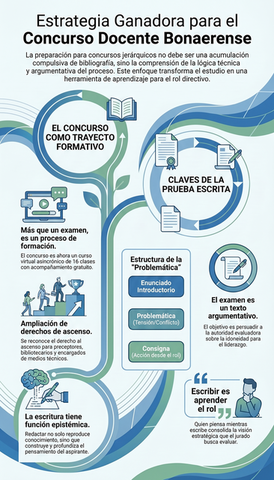 Cuatro claves para abordar el concurso bonaerense con inteligencia estratégica