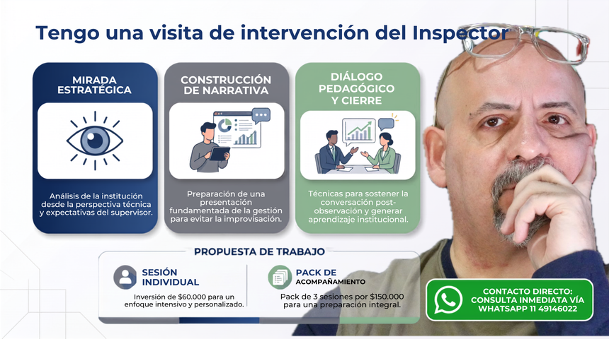 Tengo una visita de intervención del Inspector