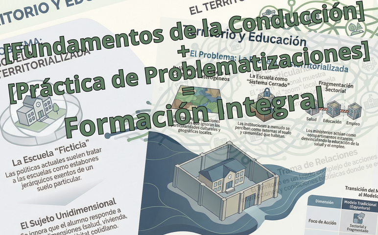 [Fundamentos de la Conducción] + [Práctica de Problematizaciones] = Formación Integral
