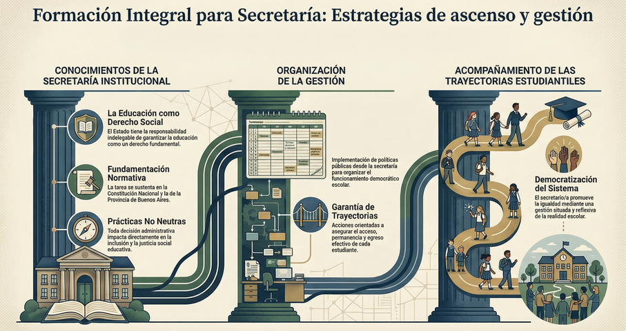 Formación Integral para Secretaría: Estrategias de ascenso y gestión
