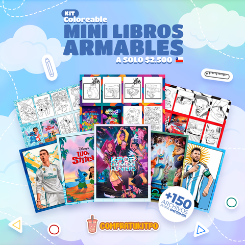 ✏️ Mini libros armables