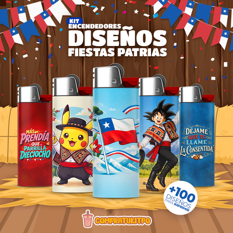🇨🇱 Diseños encendedores Fiestas Patrias