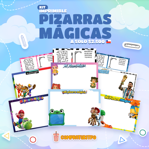 📋 Pizarras Mágicas con Actividades - Editable en Canva