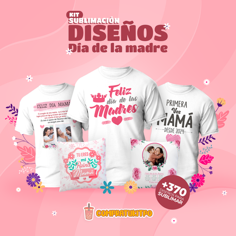 👩🏻‍🍼 Diseños poleras y cojines día de la Madre