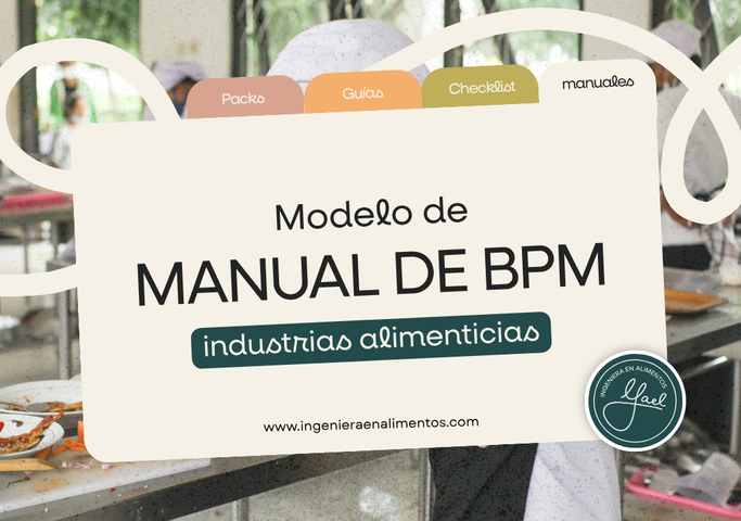 Modelo de Manual de Buenas Prácticas de Manufactura (BPM) – Industria de Alimentos | RNE