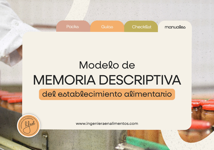 Modelo de Memoria Descriptiva para Habilitación Alimentaria – Editable