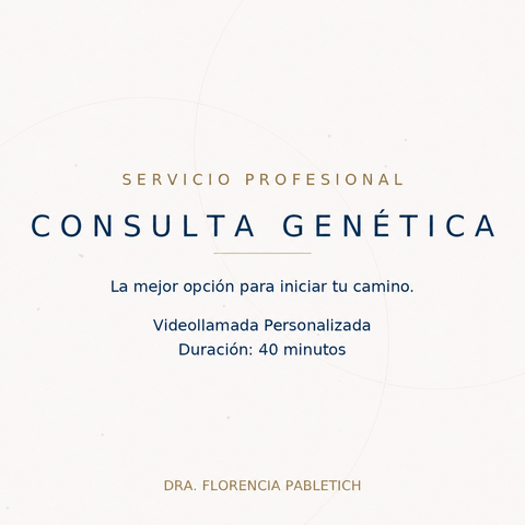 Turnos Consulta genética