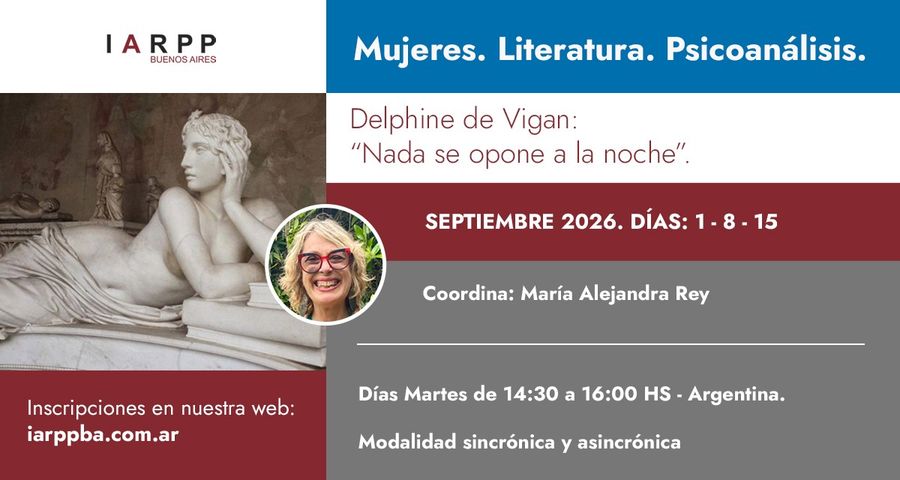 Mujeres, literatura, psicoanálisis - septiembre