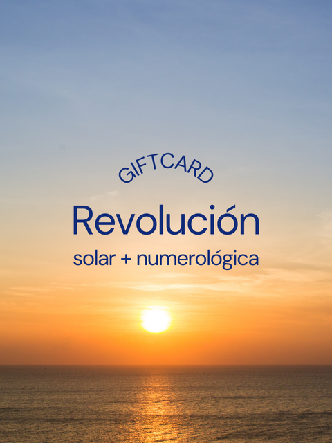 GIFT CARD - Revolución Solar & Numerológica