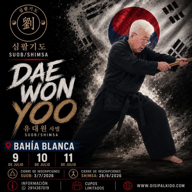 Visita del Maestro Dae Won Yoo a Bahía Blanca