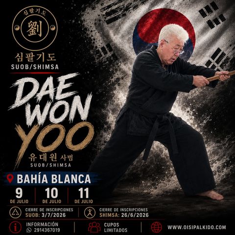 Visita del Maestro Dae Won Yoo a Bahía Blanca
