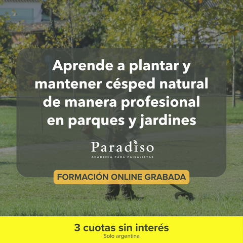 Manejo Vegetal: Césped