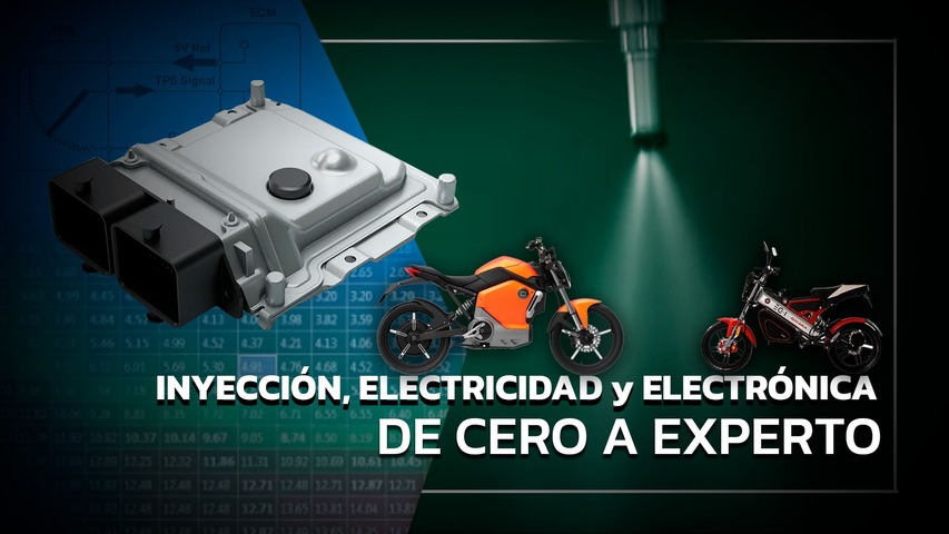 DE CERO A EXPERTO: INYECCIÓN, ELECTRICIDAD Y ELECTRÓNICA Programa de 7 Cursos