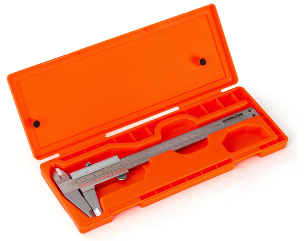 Calibre Vernier Milimetrico 150mm Hamilton -  Acero Al Carbono 