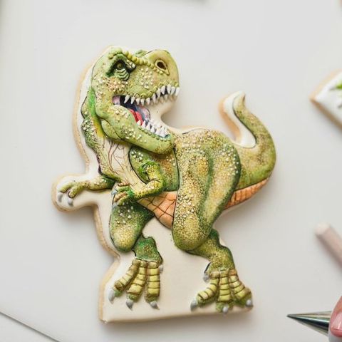 Clase Online Cookie Dinosaurio 