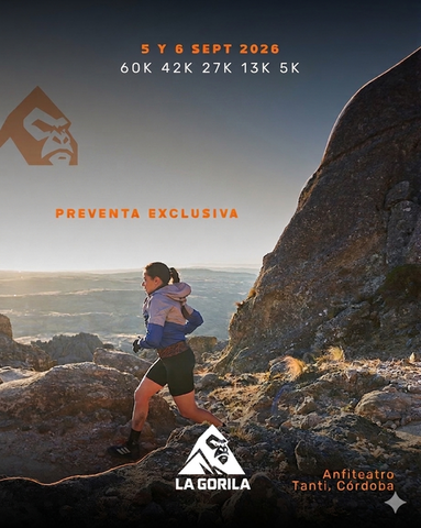 La Gorila Trail 2026 en Tanti | 5K, 13K, 27K, 42K y 60K