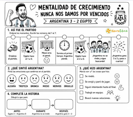 ARGENTINA - MUNDIAL - MENTALIDAD DE CRECIMIENTO