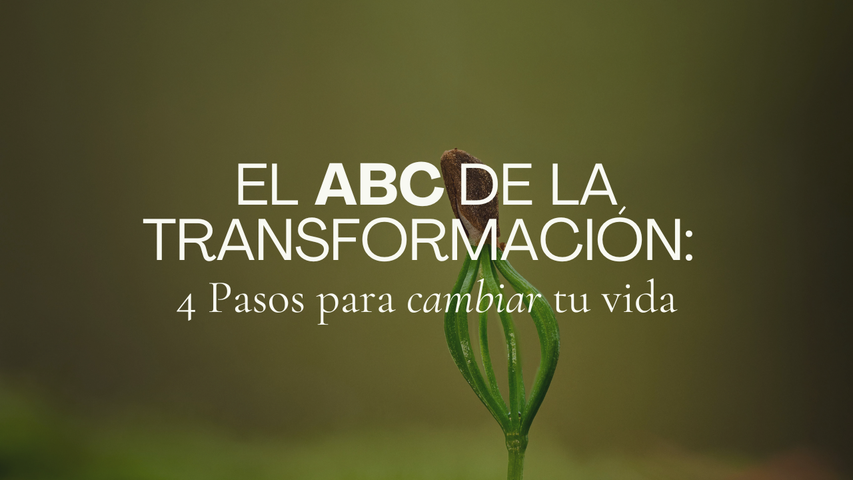 El ABC de la transformación: 4 pasos para cambiar tu vida