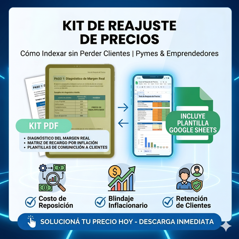 KIT DE REAJUSTE DE PRECIOS