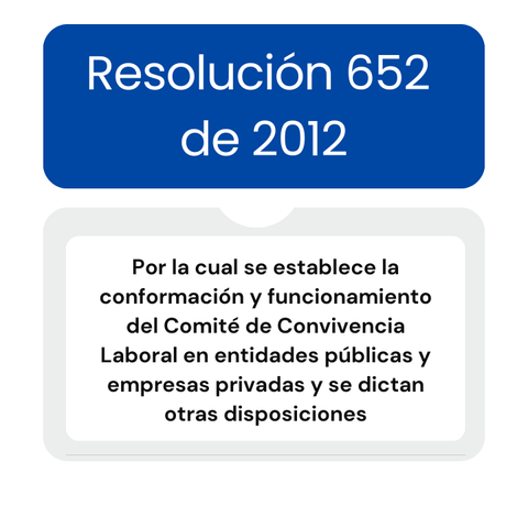 Resolución 652 de 2012