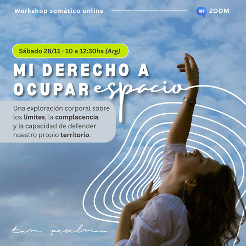 Mi derecho a ocupar espacio