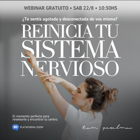 Webinar gratuito: Reinicia tu sistema nervioso