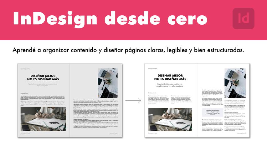 InDesign desde cero: Perdele el miedo al programa y maquetá con autonomía