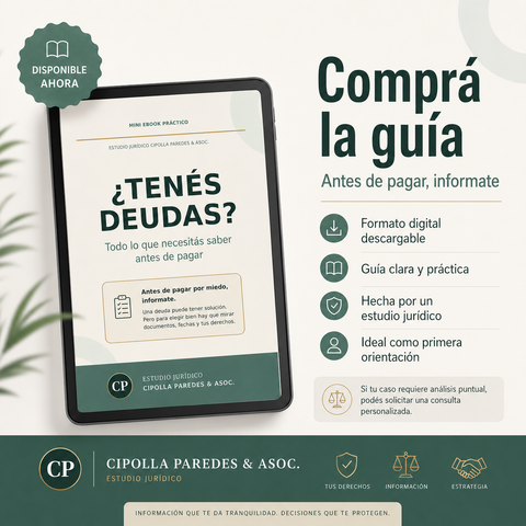 ¿Tenés deudas? Guía práctica antes de pagar
