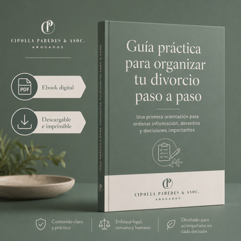 Guía práctica para organizar tu divorcio paso a paso | Ebook descargable