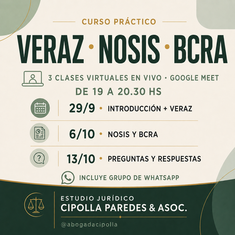 CURSO PRACTICO VERAZ NOSIS BCRA