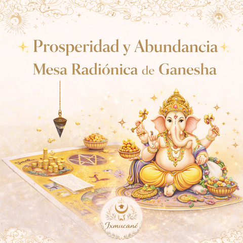 Mesa Radiónica de Ganesha – Limpieza y Activación de Abundancia