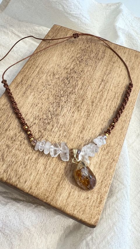 Collar Sol Citrino