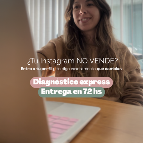 Analizo tu Instagram y te digo qué cambiar para vender más (en 72 hs)