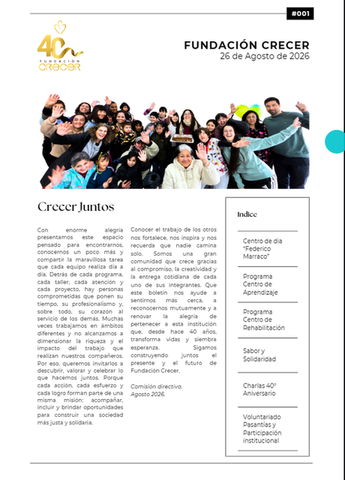 BOLETIN INFORMATIVO - AGOSTO 2026