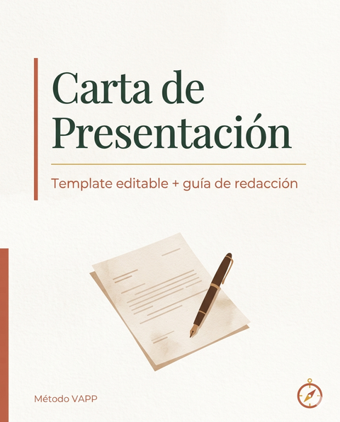 Template de Carta de Presentación - Gratis
