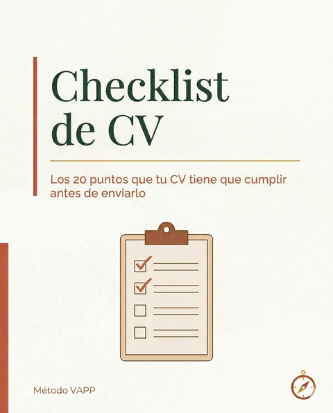 Checklist de CV - Gratis
