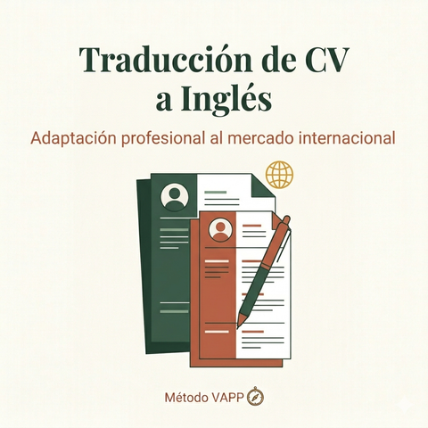 Traducción de CV a Inglés