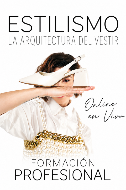 ESTILISMO, La Arquitectura del Vestir.  FORMACIÓN PROFESIONAL  - ONLINE EN VIVO 