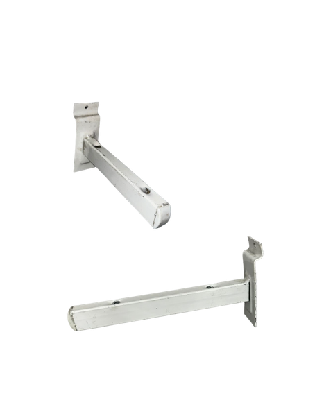 10 ménsulas de 18 cm para repisas – Panel ranurado