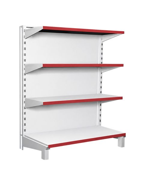 Góndola puntera 160 × 80 cm – 4 estantes